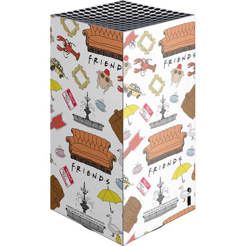 Warner Bros Classic FRIENDS Icons XBox Series X Digital Edition Console Skin